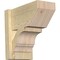 Ekena Millwork Balboa Slat Rough Sawn Outlooker, Douglas Fir, 8"W x 14"D x 14"H OUT08X14X14BOA06RDF - alternate 1